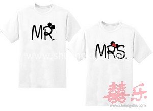 Mr & Mrs T-Shirt~hot!